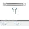 Amerock | Cabinet Pull | Polished Chrome | 5-1/16 inch (128 mm) Center-to-Center | Surpass | 1 Pack | Drawer Pull | Cabinet Handle | Cabinet Hardware(Polished Chrome)