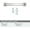 Amerock | Cabinet Pull | Polished Chrome | 5-1/16 inch (128 mm) Center-to-Center | Surpass | 1 Pack | Drawer Pull | Cabinet Handle | Cabinet Hardware(Polished Nickel)