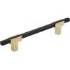 Amerock | Cabinet Pull | Polished Chrome/Black Chrome | 10-1/16 inch (256 mm) Center to Center | Urbanite | 1 Pack | Drawer Pull | Drawer Handle | Cabinet Hardware(Brushed Gold/Matte Black)