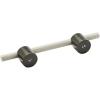 Amerock | Cabinet Pull | Silver Champagne | 5/8 inch (16 mm) Center to Center | Transcendent | 1 Pack | Drawer Pull | Drawer Handle | Cabinet Hardware(Matte Black/Silver Champagne)