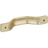 Amerock | Kitchen Cabinet Pull | Antique Iron | 6-5/16 in (160 mm) Center-to-Center | Jolene | 1 Pack | Furniture Hardware | Cabinet Handle | Bathroom Drawer Pull(Matte Gold)