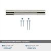 Amerock | Kitchen Cabinet Pull | Golden Champagne | 6-5/16 in (160 mm) Center-to-Center | Bronx | 1 Pack | Furniture Hardware | Cabinet Handle | Bathroom Drawer Pull(Polished Nickel)