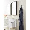 Amerock BH26546MB | Matte Black Towel Bar | 9 in (229 mm) Towel Rack | Arrondi | Bathroom Towel Holder | Bathroom Hardware | Bath Accessories(Oil Rubbed Bronze)