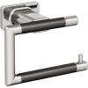 Amerock BH26615PNSS | Polished Nickel/Stainless Steel Towel Bar | 24 in (610 mm) Towel Rack | Esquire | Bathroom Towel Holder | Bathroom Hardware | Bath Accessories(Polished Nickel/Gunmetal)