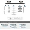 Amerock BH26615PNSS | Polished Nickel/Stainless Steel Towel Bar | 24 in (610 mm) Towel Rack | Esquire | Bathroom Towel Holder | Bathroom Hardware | Bath Accessories(Polished Nickel/Black Bronze)