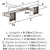 Amerock BH36073CZ | Champagne Bronze Towel Bar | 18 in (457 mm) Towel Rack | Appoint | Bathroom Towel Holder | Bathroom Hardware | Bath Accessories(Brushed Nickel)