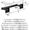 Amerock BH36073CZ | Champagne Bronze Towel Bar | 18 in (457 mm) Towel Rack | Appoint | Bathroom Towel Holder | Bathroom Hardware | Bath Accessories(Matte Black)