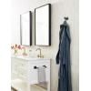 Amerock BH36073CZ | Champagne Bronze Towel Bar | 18 in (457 mm) Towel Rack | Appoint | Bathroom Towel Holder | Bathroom Hardware | Bath Accessories(Matte Black)