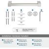 Amerock BH36081BBZ | Golden Champagne Single Post Toilet Paper Holder | 5-7/8 in. (149 mm) Length Toilet Tissue Holder | Monument | Bath Tissue Holder | Bathroom Hardware | Bath Accessories(Brushed Nickel)