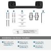 Amerock BH36091CZ | Champagne Bronze Single Post Toilet Paper Holder | 7-1/16 in. (179 mm) Length Toilet Tissue Holder | Stature | Bath Tissue Holder | Bathroom Hardware | Bath Accessories(Matte Black)
