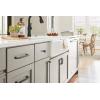 Amerock BP36890FB Stature Cabinet Pull, 8-13/16 in (224 mm) Center-to-Center, Matte Black(Matte Black)