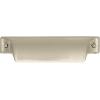 Amerock BP452364MB | Kitchen Cabinet Cup Pull | Matte Black | 2-1/2 in (64 mm) Center-to-Center | Jolene | 1 Pack | Furniture Hardware | Cabinet Handle | Bathroom Drawer Pull(Silver Champagne)
