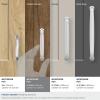 Amerock BP54055CZ | Champagne Bronze Appliance Pull | 12 inch (305mm) Center-to-Center Cabinet Handle | Renown | Furniture Hardware(Polished Chrome)