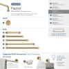 Amerock Factor 18 inch (457mm) Center-to-Center Champagne Bronze Appliance Pull, BP36967CZ(Champagne Bronze)