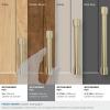 Amerock Faircrest 3 inch (76mm) Center-to-Center Champagne Bronze Cabinet Pull, BP37462CZ(Golden Champagne)