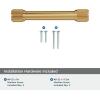 Amerock Farewind 8-13/16 inch (224mm) Center-to-Center Polished Chrome Cabinet Pull, BP3780726(Champagne Bronze)