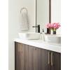 Amerock Riva 18 inch (457mm) Center-to-Center Champagne Bronze Appliance Pull, BP55371CZ(Champagne Bronze)