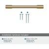 Amerock Riva 18 inch (457mm) Center-to-Center Champagne Bronze Appliance Pull, BP55371CZ(Champagne Bronze)