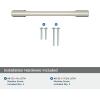 Amerock Riva 18 inch (457mm) Center-to-Center Champagne Bronze Appliance Pull, BP55371CZ(Polished Nickel)