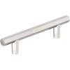 Amerock | Cabinet Pull | Matte Black | 3-3/4 inch (96 mm) Center-to-Center | Caliber | 1 Pack | Drawer Pull | Cabinet Handle | Cabinet Hardware(Polished Nickel)