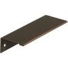 Amerock | Cabinet Pull | Matte Black | 5-1/16 inch (128 mm) Center to Center | Edge Pull | 1 Pack | Drawer Pull | Drawer Handle | Cabinet Hardware(Oil Rubbed Bronze)