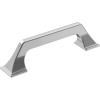 Amerock | Cabinet Pull | Matte Black | 8-13/16 inch (224 mm) Center-to-Center | Exceed | 1 Pack | Drawer Pull | Cabinet Handle | Cabinet Hardware(Polished Chrome)