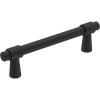 Amerock | Cabinet Pull | Polished Chrome | 5-1/16 inch (128 mm) Center-to-Center | Destine | 1 Pack | Drawer Pull | Cabinet Handle | Cabinet Hardware(Matte Black)
