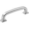 Amerock | Cabinet Pull | Polished Chrome | 5-1/16 inch (128 mm) Center-to-Center | Surpass | 1 Pack | Drawer Pull | Cabinet Handle | Cabinet Hardware(Polished Chrome)