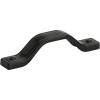 Amerock | Kitchen Cabinet Pull | Antique Iron | 6-5/16 in (160 mm) Center-to-Center | Jolene | 1 Pack | Furniture Hardware | Cabinet Handle | Bathroom Drawer Pull(Matte Black)