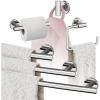 Amerock BH26546MB | Matte Black Towel Bar | 9 in (229 mm) Towel Rack | Arrondi | Bathroom Towel Holder | Bathroom Hardware | Bath Accessories(Polished Stainless Steel)