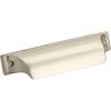 Amerock BP452364MB | Kitchen Cabinet Cup Pull | Matte Black | 2-1/2 in (64 mm) Center-to-Center | Jolene | 1 Pack | Furniture Hardware | Cabinet Handle | Bathroom Drawer Pull(Silver Champagne)