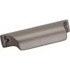Amerock BP452364MB | Kitchen Cabinet Cup Pull | Matte Black | 2-1/2 in (64 mm) Center-to-Center | Jolene | 1 Pack | Furniture Hardware | Cabinet Handle | Bathroom Drawer Pull(Black Brushed Nickel)