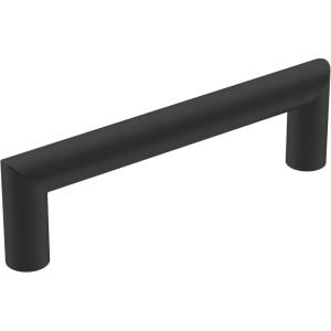 Amerock | Cabinet Pull | Matte Black | 6-5/16 inch (160 mm) Center-to-Center | Revolve | 1 Pack | Drawer Pull | Cabinet Handle | Cabinet Hardware(Matte Black)