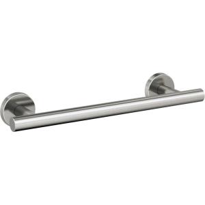Amerock BH26546MB | Matte Black Towel Bar | 9 in (229 mm) Towel Rack | Arrondi | Bathroom Towel Holder | Bathroom Hardware | Bath Accessories(Stainless Steel)