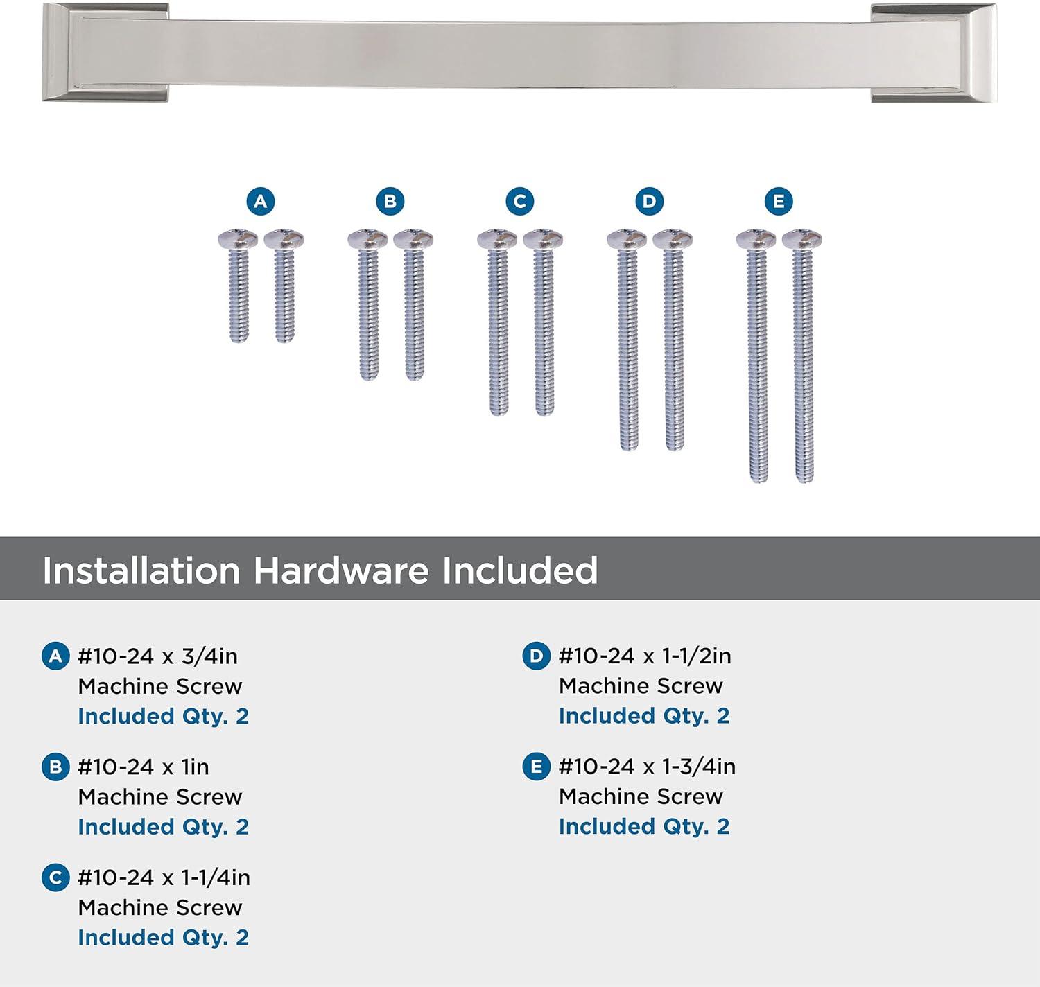 image:imageAmerock Appliance Pull Antique Silver 8 inch 203 mm Center to Center Candler 1 Pack Drawer Pull Drawer Handle Cabinet HardwarePolished Nickel