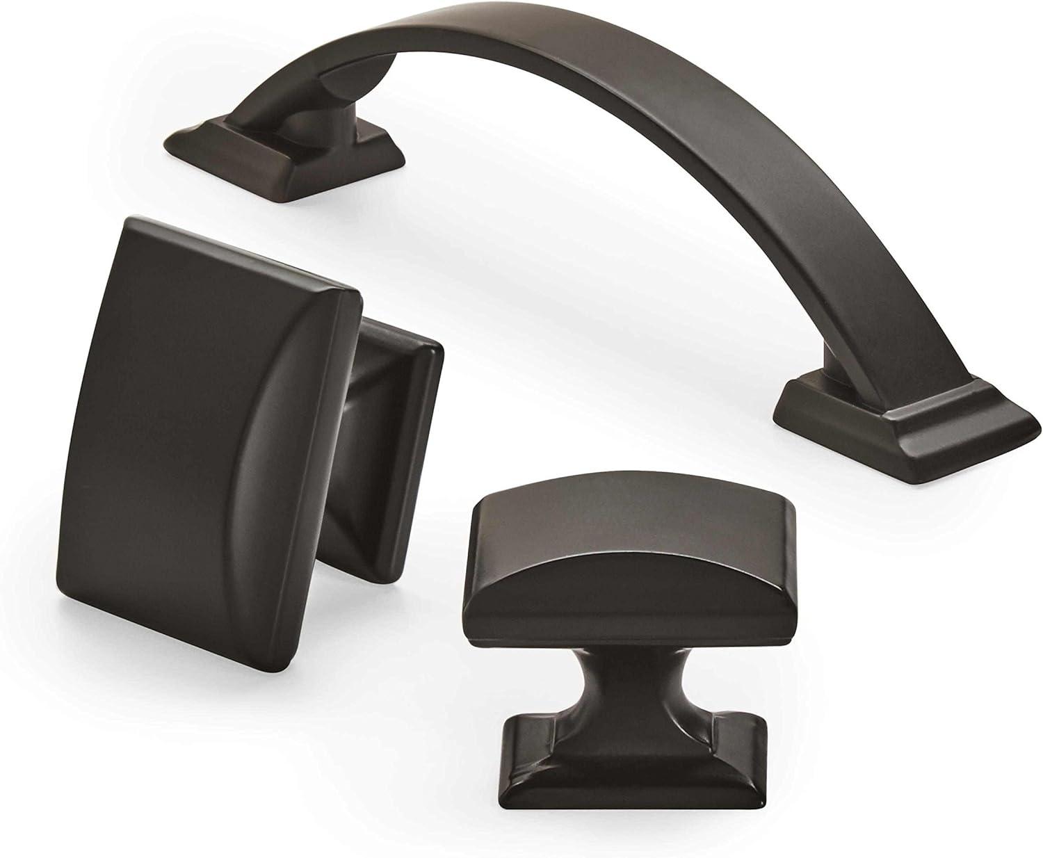 image:imageAmerock Cabinet Knob Oil Rubbed Bronze 114 inch 32 mm Length Candler 10 Pack Drawer Knob Cabinet HardwareBlack Bronze