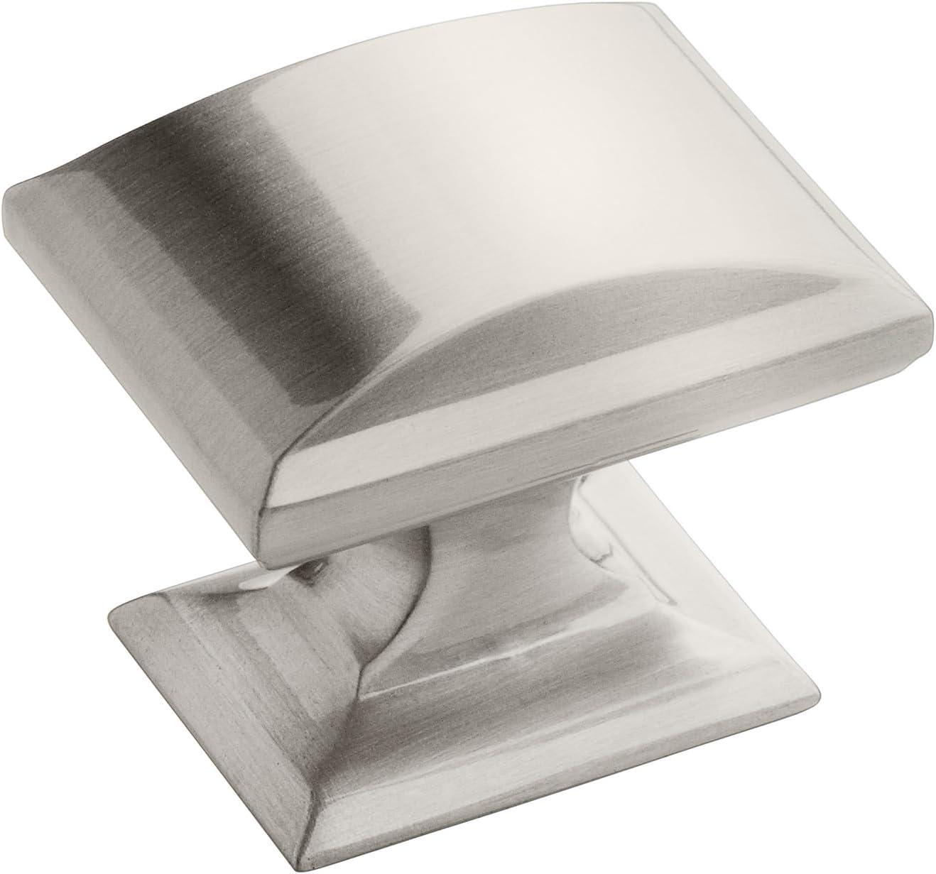 image:imageAmerock Cabinet Knob Oil Rubbed Bronze 114 inch 32 mm Length Candler 10 Pack Drawer Knob Cabinet HardwareSatin Nickel