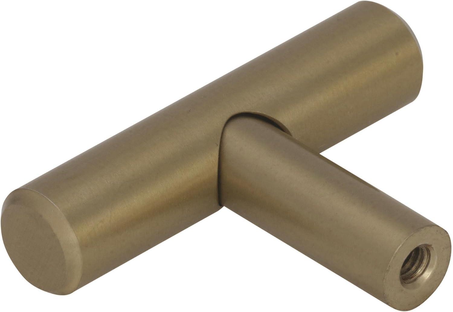 image:imageAmerock Cabinet Knob Stainless Steel 11516 inch 49 mm Length Bar Pulls 1 Pack Drawer Knob Cabinet HardwareGolden Champagne
