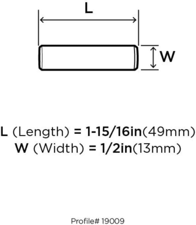 image:imageAmerock Cabinet Knob Stainless Steel 11516 inch 49 mm Length Bar Pulls 1 Pack Drawer Knob Cabinet HardwareStainless Steel