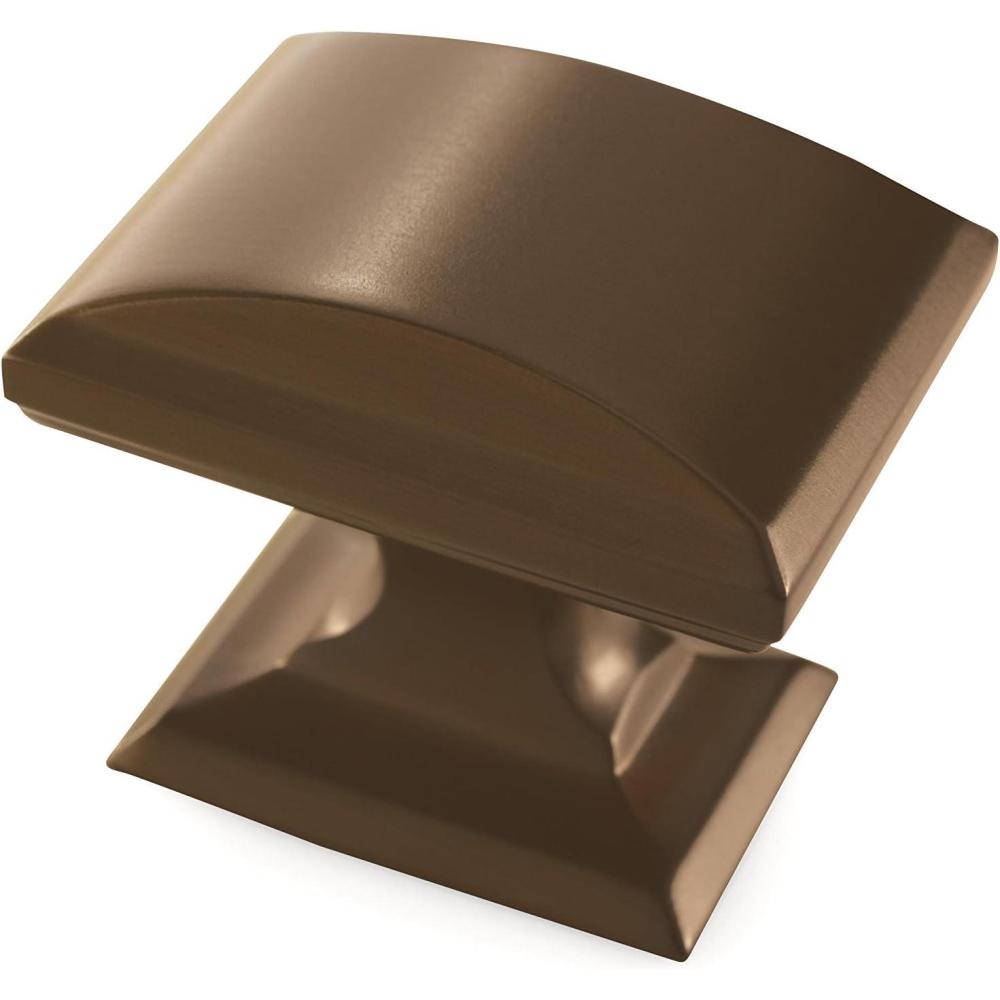 image:imageAmerock Cabinet Knob Antique Silver 114 inch 32 mm Length Candler 1 Pack Drawer Knob Cabinet HardwareCaramel Bronze