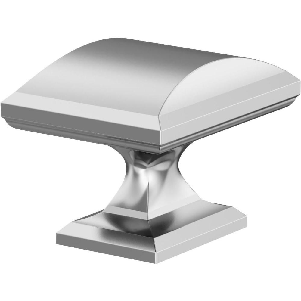 image:imageAmerock  Cabinet Knob  Oil Rubbed Bronze  114 inch 32 mm Length  Candler  10 Pack  Drawer Knob  Cabinet HardwarePolished Chrome