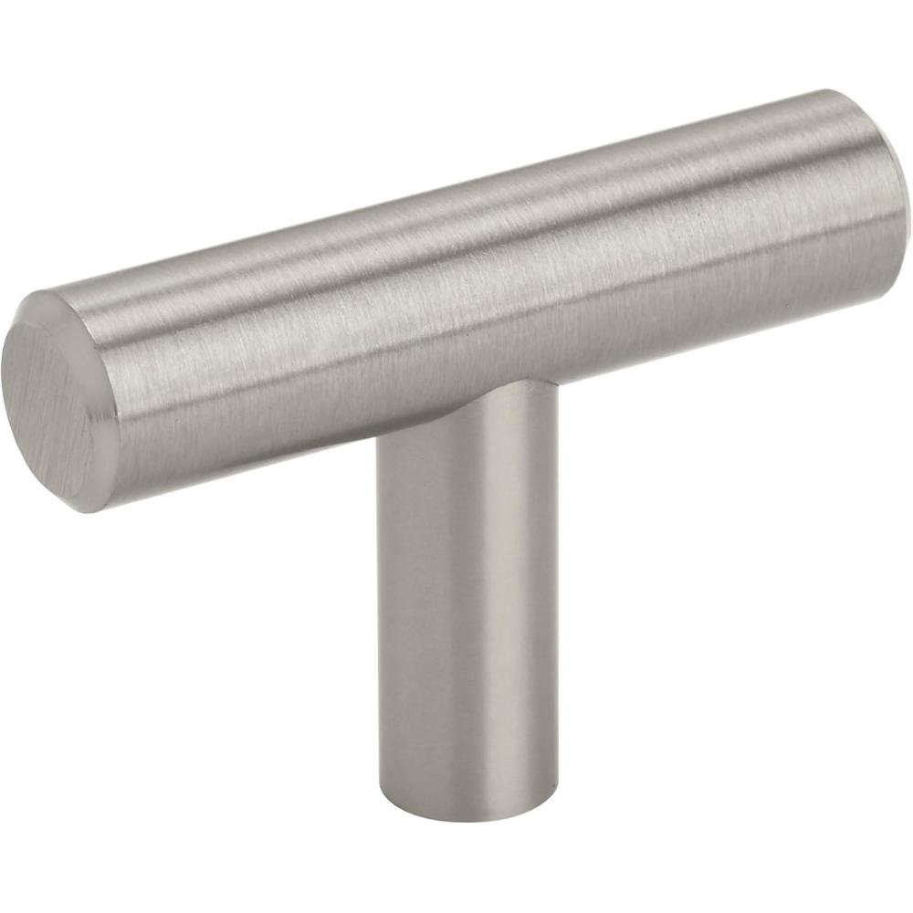 image:imageAmerock Cabinet Knob Stainless Steel 11516 inch 49 mm Length Bar Pulls 1 Pack Drawer Knob Cabinet HardwareSatin Nickel