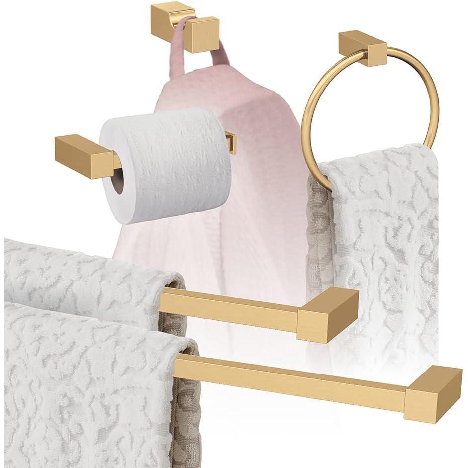 image:imageAmerock Champagne Bronze Monument 5 Piece Bathroom Accessories Set