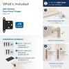 Amerock | Cabinet Hinge | Variable Overlay 𝐇inge | Oil Rubbed Bronze | 10 Pack (5 Pairs) | Self-Closing 𝐇inge | Face Mount 𝙷inge | Cabinet Door 𝖧inge