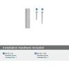 Amerock | Cabinet Knob | Stainless Steel | 1-15/16 inch (49 mm) Length | Bar Pulls | 1 Pack | Drawer Knob | Cabinet Hardware(Polished Nickel)