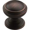 Amerock | Cabinet Knob | Oil Rubbed Bronze | 1-1/4 inch (32 mm) Diameter | Revitalize | 1 Pack | Drawer Knob | Cabinet Hardware