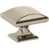 Amerock | Cabinet Knob | Oil Rubbed Bronze | 1-1/4 inch (32 mm) Length | Candler | 10 Pack | Drawer Knob | Cabinet Hardware(Polished Nickel)