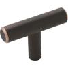 Amerock | Cabinet Knob | Stainless Steel | 1-15/16 inch (49 mm) Length | Bar Pulls | 1 Pack | Drawer Knob | Cabinet Hardware(Oil Rubbed Bronze)