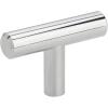 Amerock | Cabinet Knob | Stainless Steel | 1-15/16 inch (49 mm) Length | Bar Pulls | 1 Pack | Drawer Knob | Cabinet Hardware(Polished Chrome)