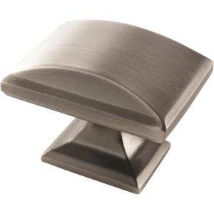 Amerock | Cabinet Knob | Antique Silver | 1-1/4 inch (32 mm) Length | Candler | 1 Pack | Drawer Knob | Cabinet Hardware(Antique Silver)